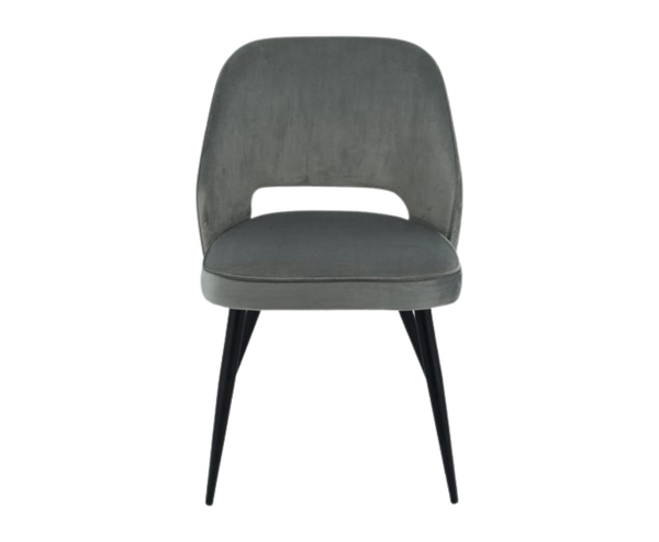 Sutton Velvet Dining Chair - Grey