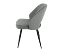 Sutton Velvet Dining Chair - Grey