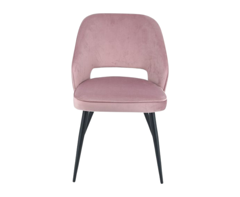 Sutton Velvet Dining Chair - Pink