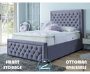 Lewis 6ft Superking Ottoman Bed Frame
