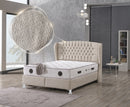 Venus 6ft Superking Ottoman Bed Frame - Beige
