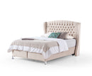 Venus 4ft 6 Double Ottoman Bed Frame - Sand