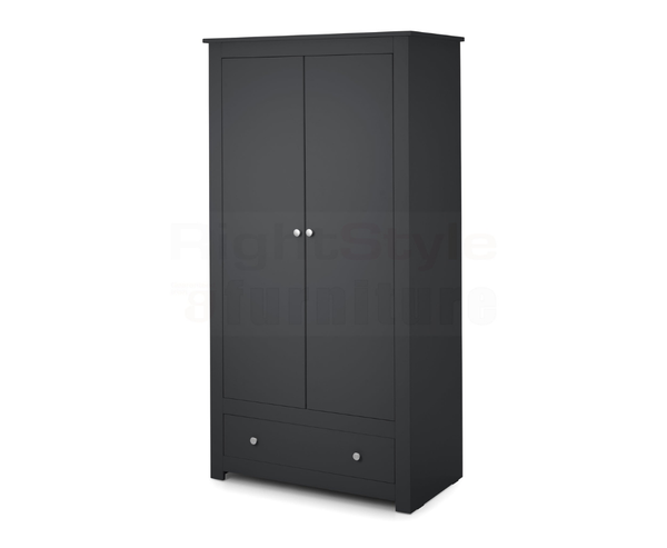 Bradely Wardrobe - Anthracite