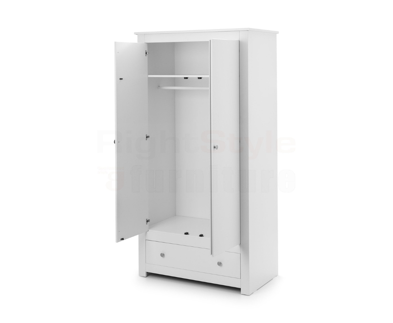 Bradley Wardrobe - Surf White