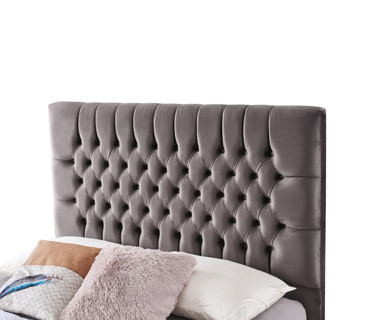 Astrid 5ft Kingsize Ottoman Bed Frame - Grey | Sand