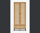 Pami 2 Door Wardrobe - 2 colours
