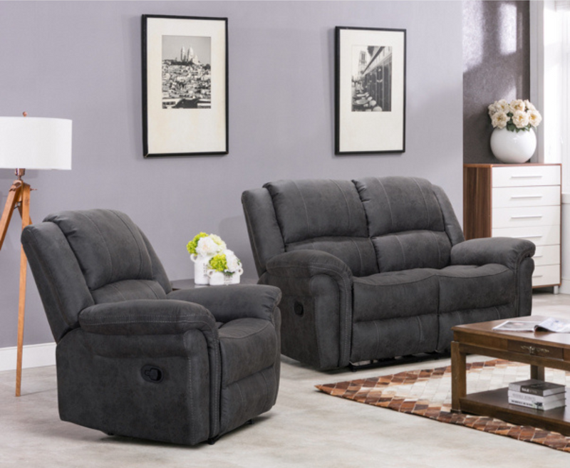 Gloucester 2 Seater Recliner Sofa - 2 Colours