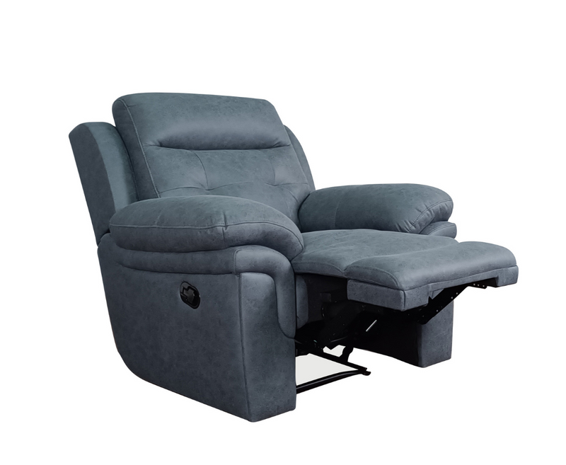 Bubble 1 Seater Reclining Sofa - Grey