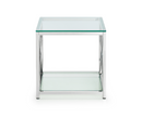 Mezi Lamp Table - Silver