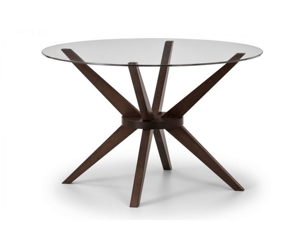 Chase Round Glass Dining Table