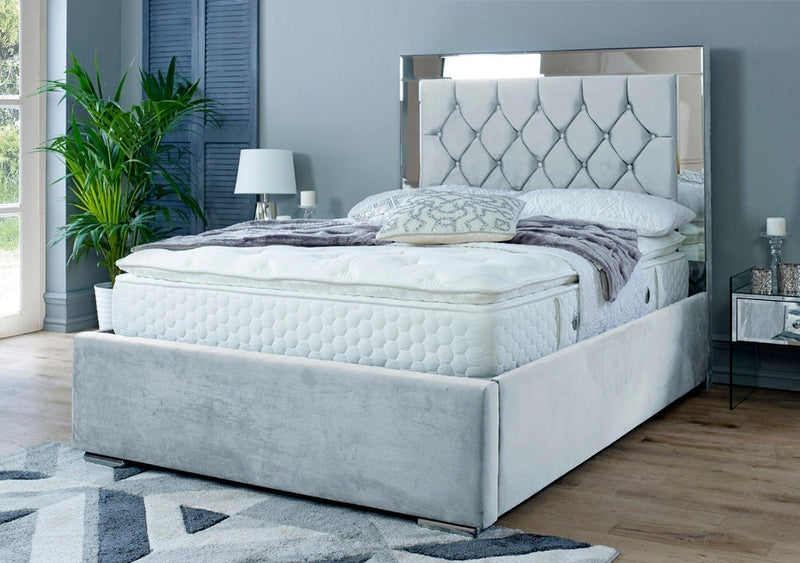 Dormer 3ft Single Bed Frame - Velvet Grey
