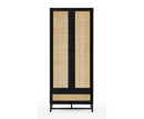 Pami 2 Door Wardrobe - 2 colours