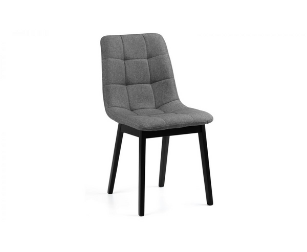 Hayu Panelled Dining Chair - Grey