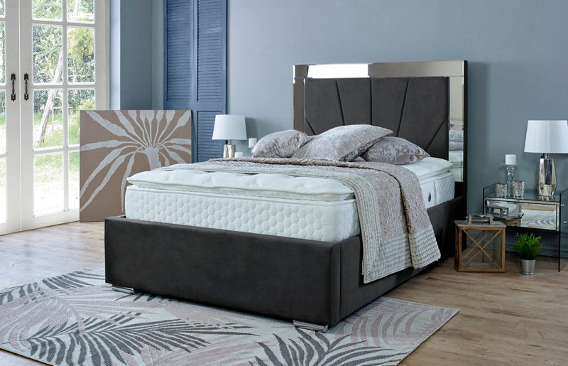 Aurora 5ft Kingsize Bed Frame- Naples Grey