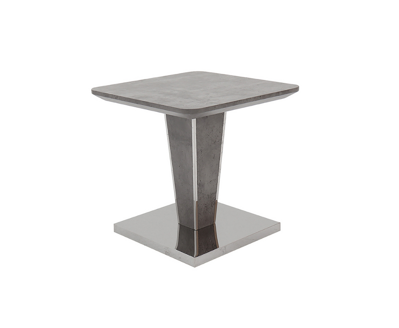 Peppe Lamp Table - Concrete Light Grey