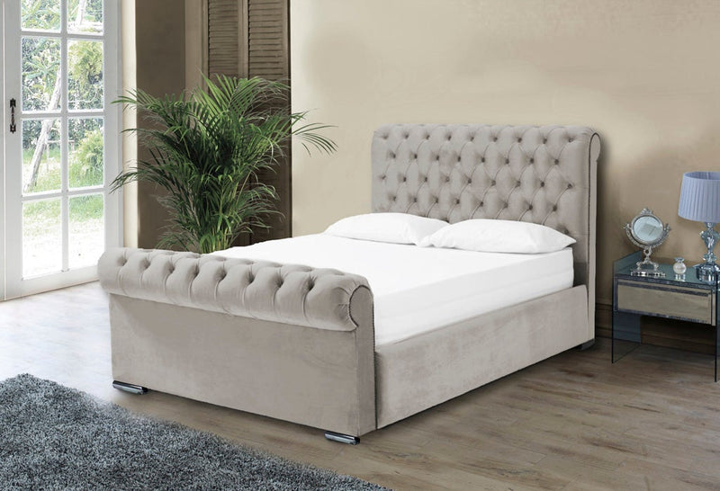 Benito 5ft Kingsize Bed Frame- Naples Grey