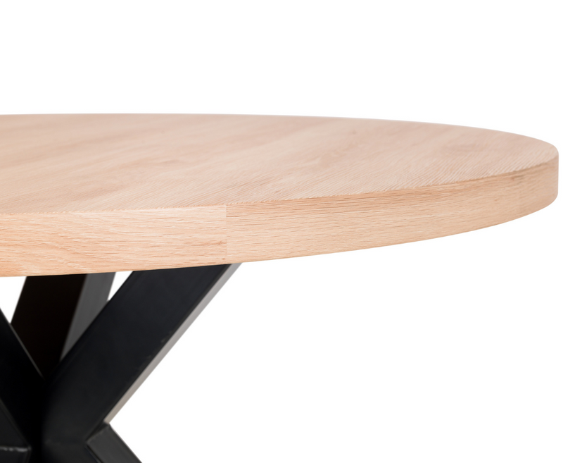 Bently Round Dining Table - Oak