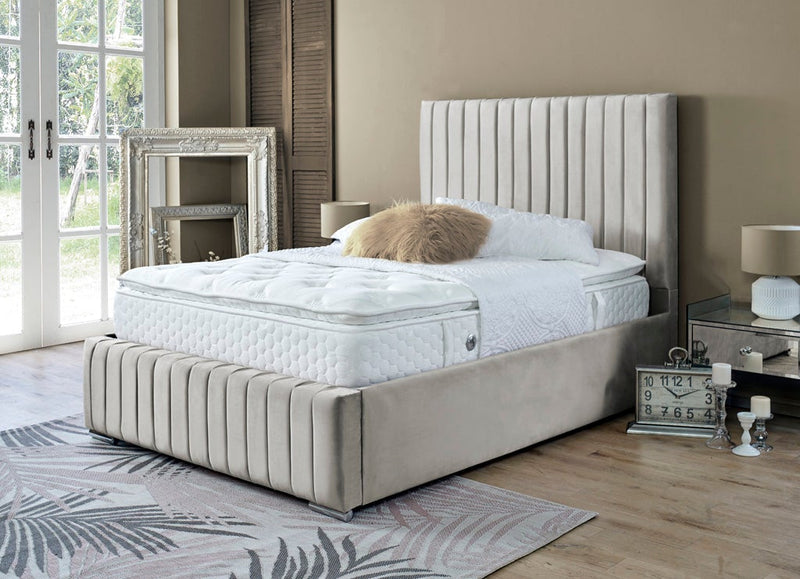 Turin 4ft Ottoman Bed Frame- Naples Grey