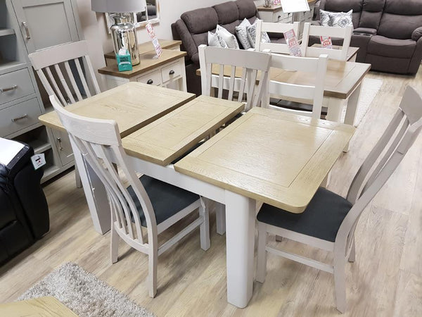 Treviso Extending Painted Dining Set