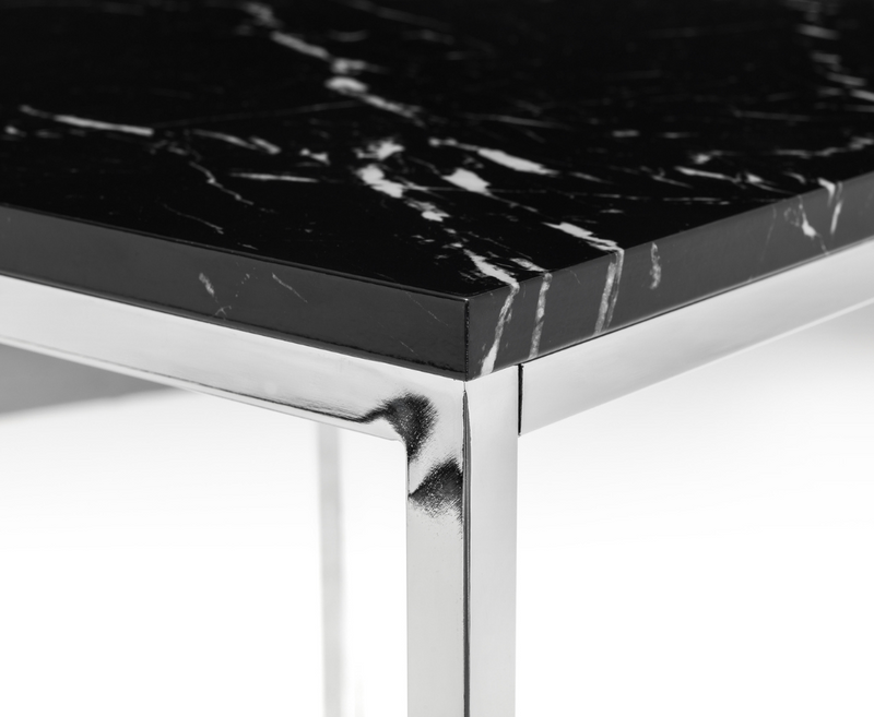 Olympia Coffee Table - Black Marble