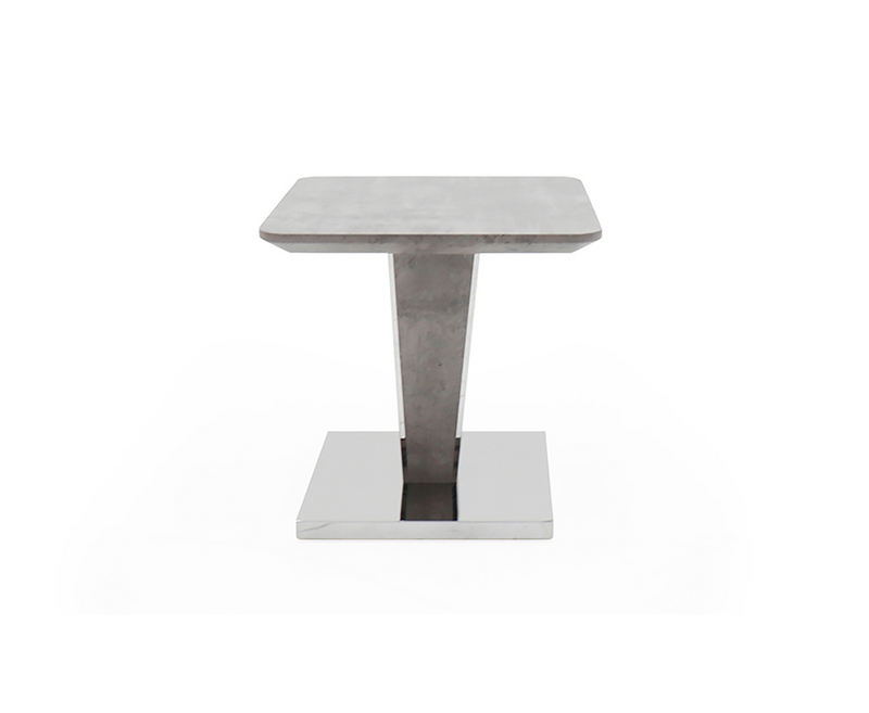Peppe Lamp Table - Concrete Light Grey