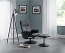 Morvan Recliner & Stool