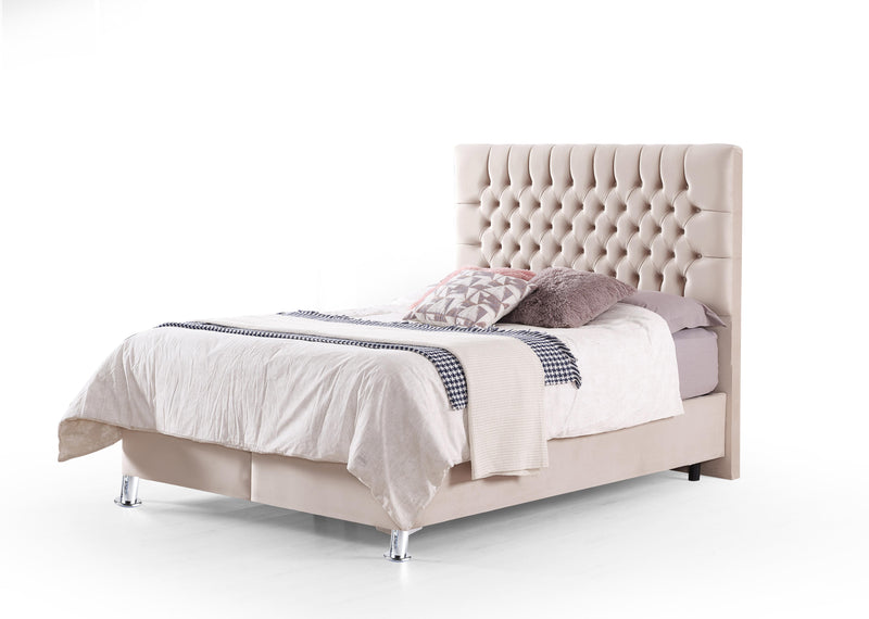 Astrid 5ft Kingsize Ottoman Bed Frame - Grey | Sand