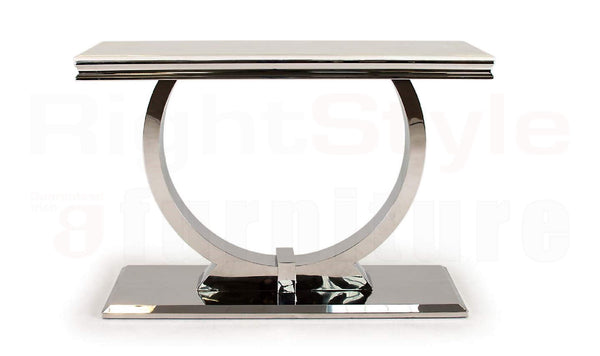 Athens Console Table, Cream Low