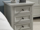 Maine 3 Drawer Bedside- Dove Grey