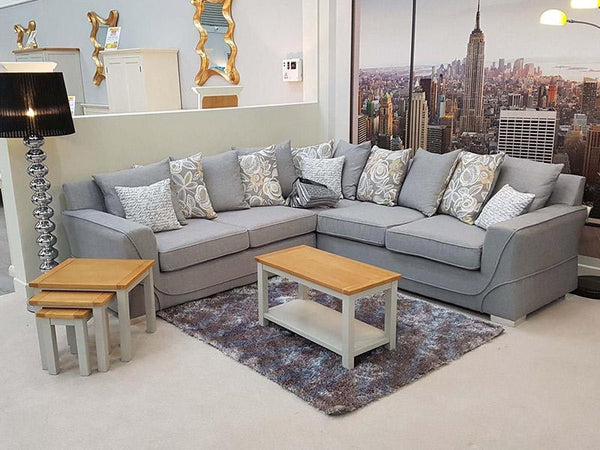 Boston Comfy Large Corner Fabric Sofa