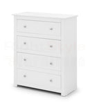 Bradley 4 Drawer Chest - Surf White