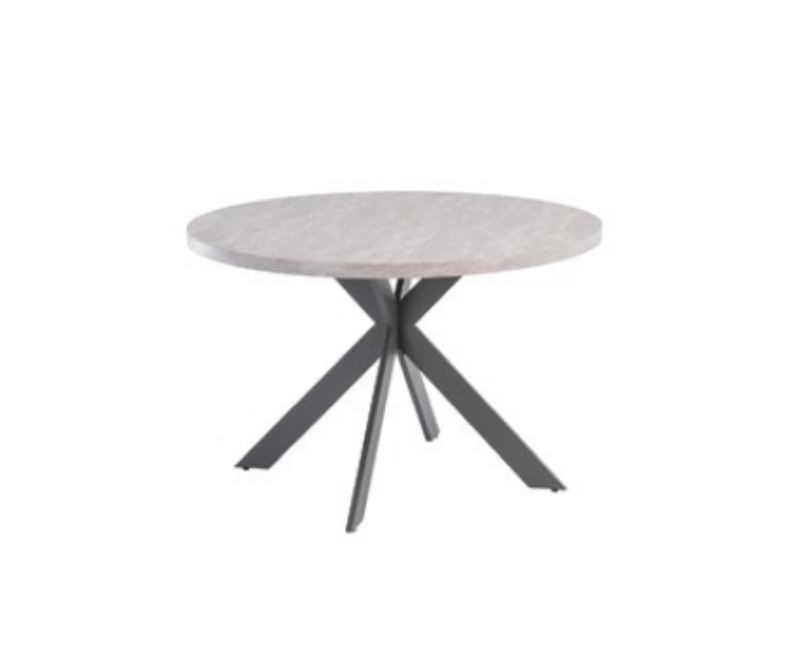 Remaro Round Dining Table with 4 Remaro Dining Chairs - 4PC Full Set
