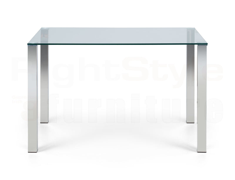Enzo Glass Top Dining Table