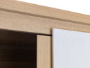 Europa  2 Door Wardrobe White & Oak