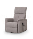 Eva Rise And Recline Chair Taupe Fabric