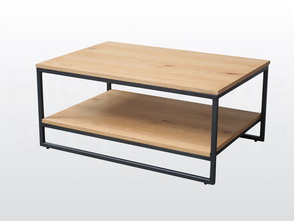 Evora Rectangular Coffee Table with Shelf