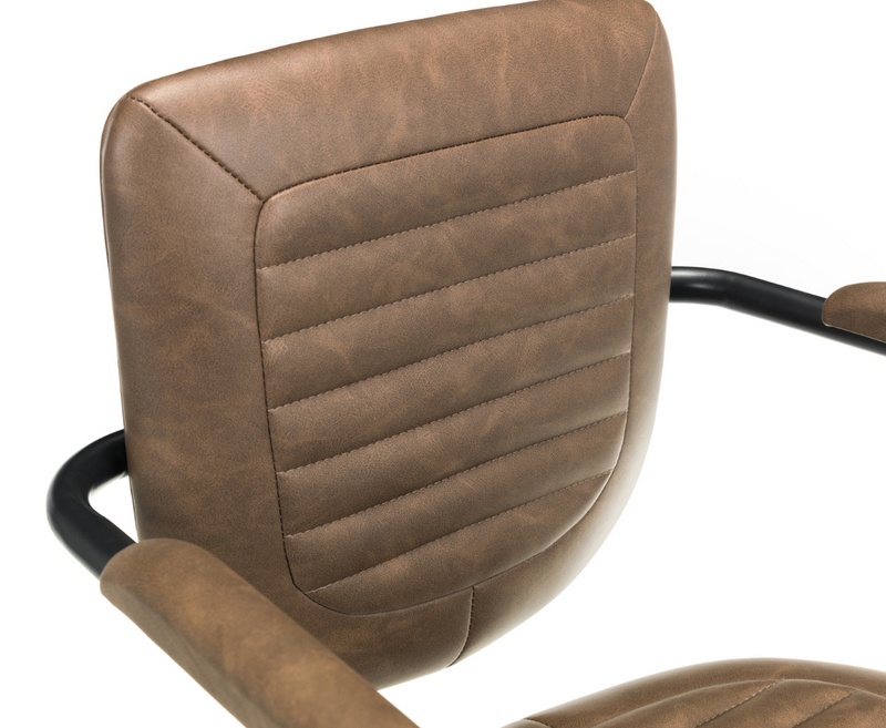 Gehry Upholstered Office Chair - Brown
