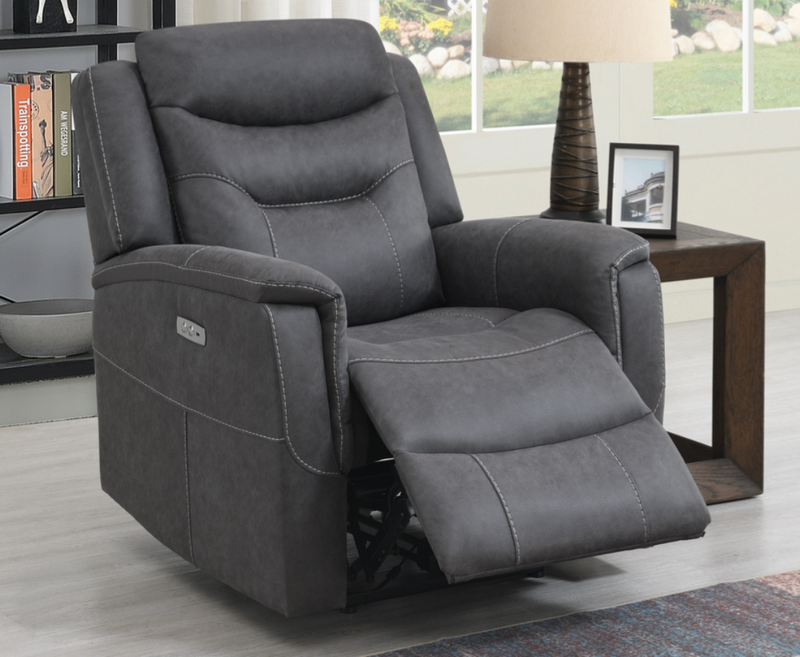 Harte 1 Seater Electric Reclining Sofa - 2 Colours