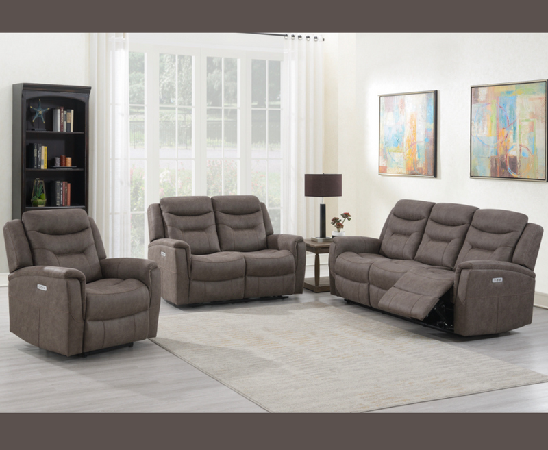 Harte 3 Seater Electric Reclining Sofa - 2 Colours