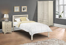Harty Bed Stone White 90Cm