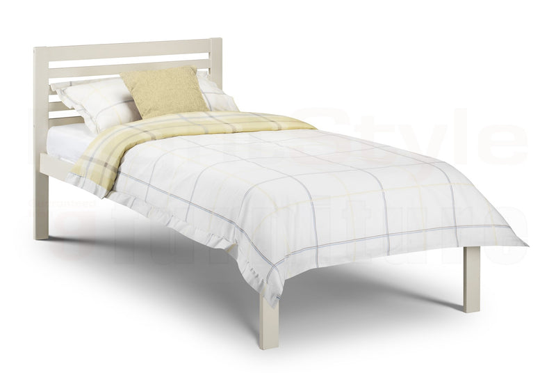 Harty Bed Stone White 90Cm