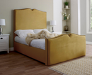 Love Heart 6ft Superking Bed Frame - Velvet Cream
