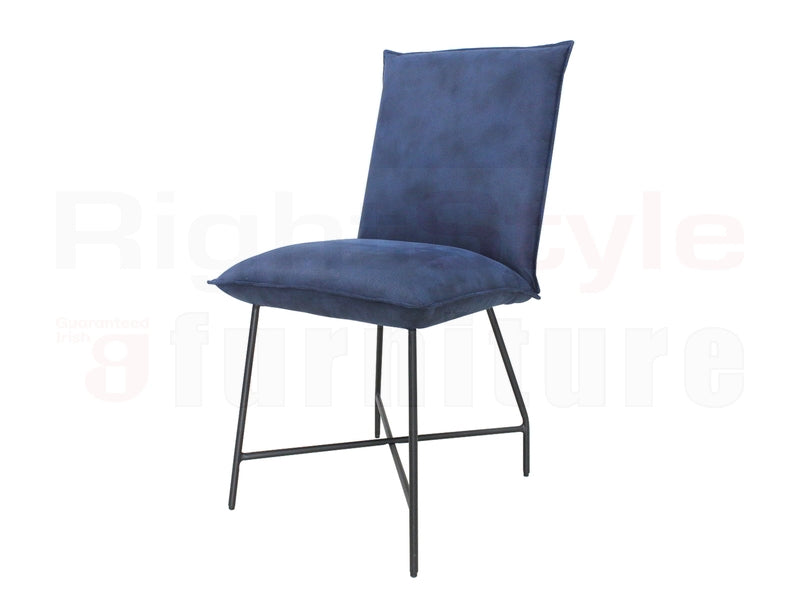 Lukas Dining Chair, Indigo Blue