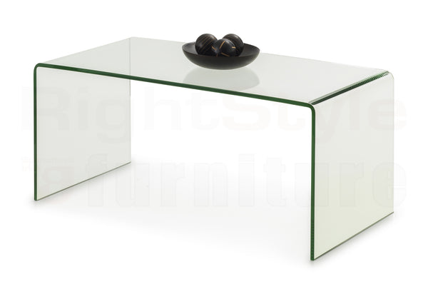 Matice Bent Glass Coffee Table
