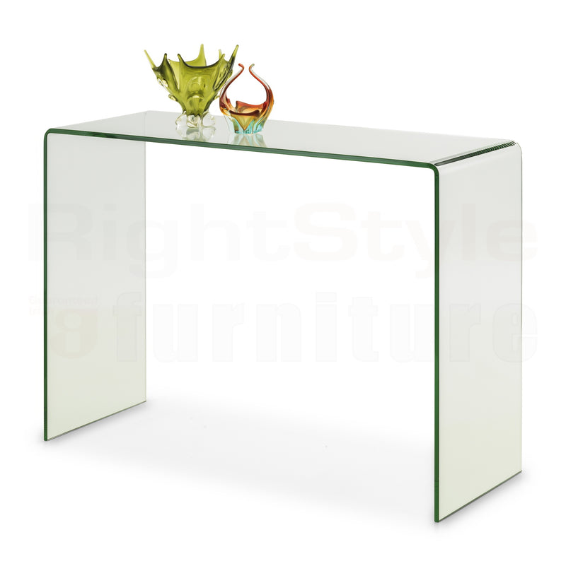 Matice Bent Glass Console Table