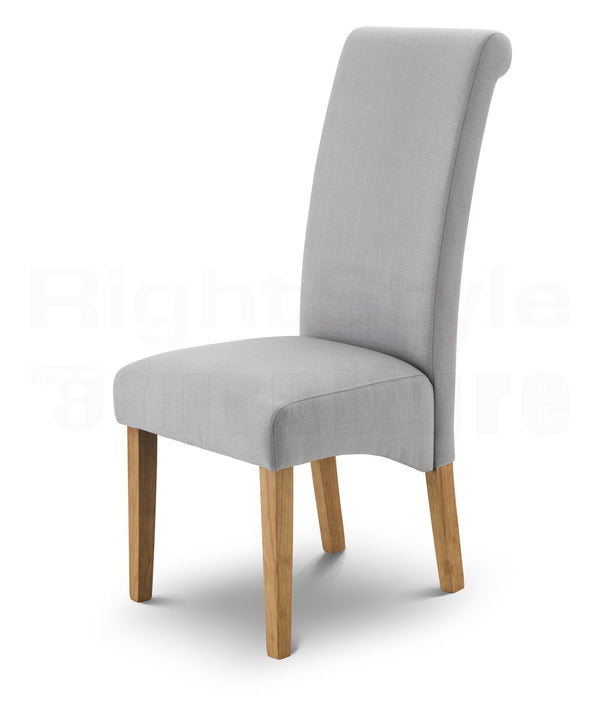 Nice Scrollback Fabric Chair