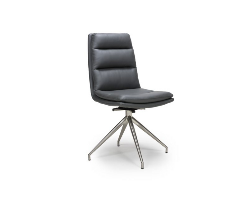 Nobo Swivel Chair with Steel Legs - 4 Colours