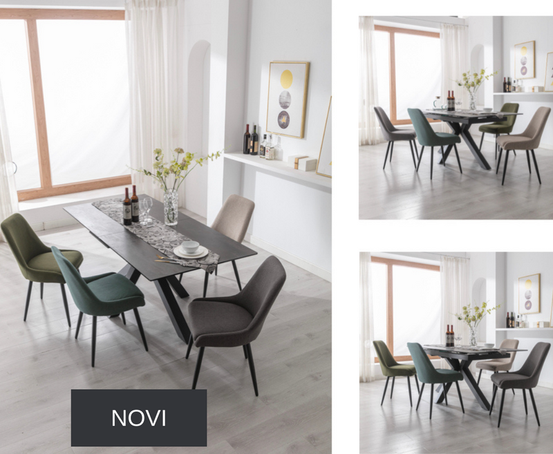 Novi Dining Chair - Light Grey