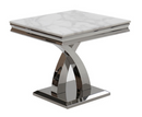 Otto End Table | Lamp Table - Bone White