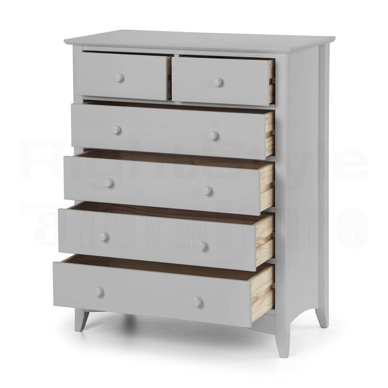 Opal 4+2 Chest - Dove Grey